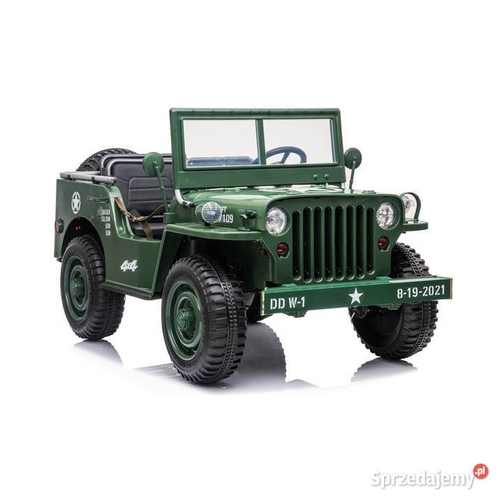 Auto samochód na akumulator WOJSKOWE RETRO 4x4 śląskie Myszków sprzedam