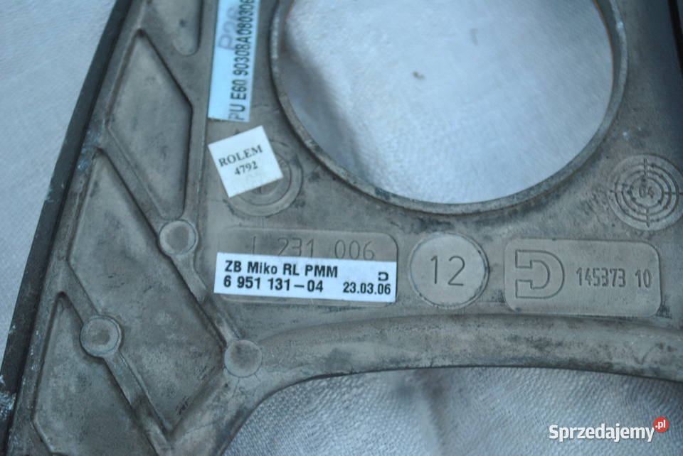 Dekor konsoli centralnej BMW E60 E61 UK Poręba sprzedam