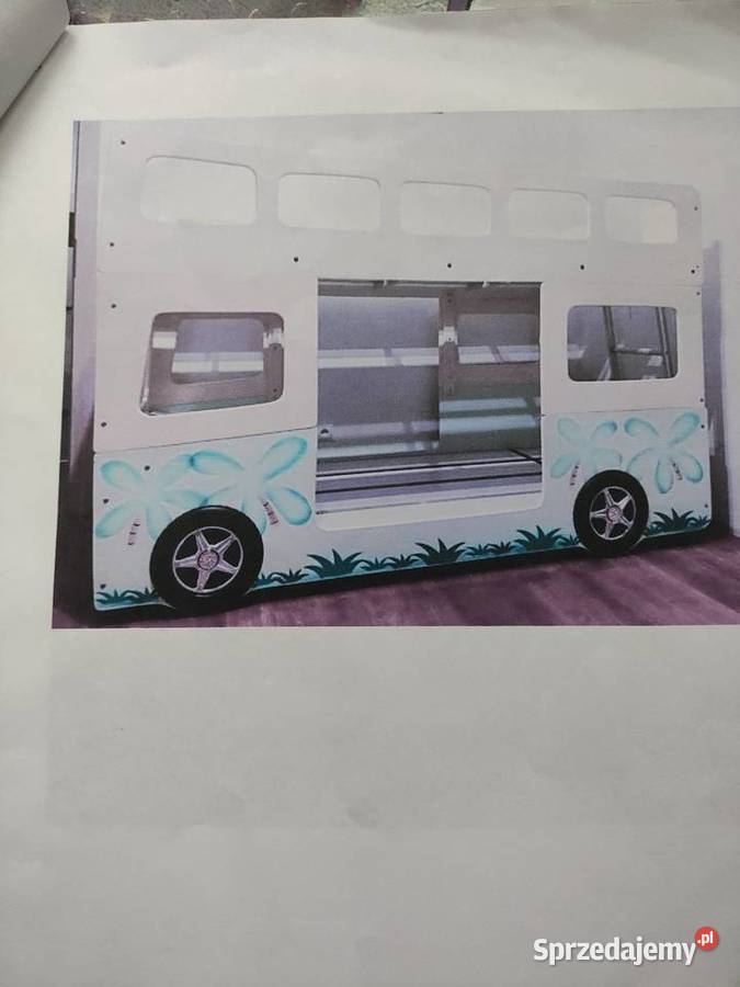Łóżko piętrowe autobus łódzkie Widawa sprzedam