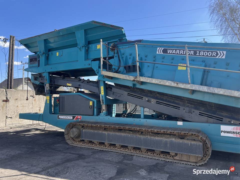 Przesiewacz Powerscreen Warrior 1800 RADIAL Zator