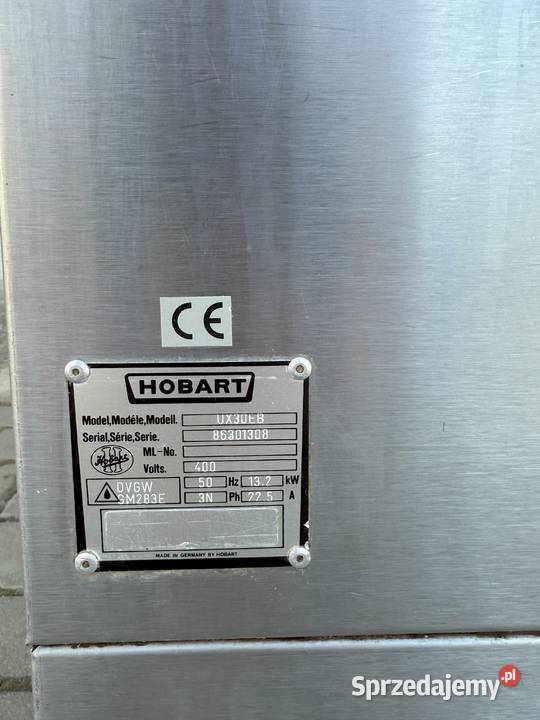Zmywarka do naczyń tac garnków blach HOBART UX Skierniewice