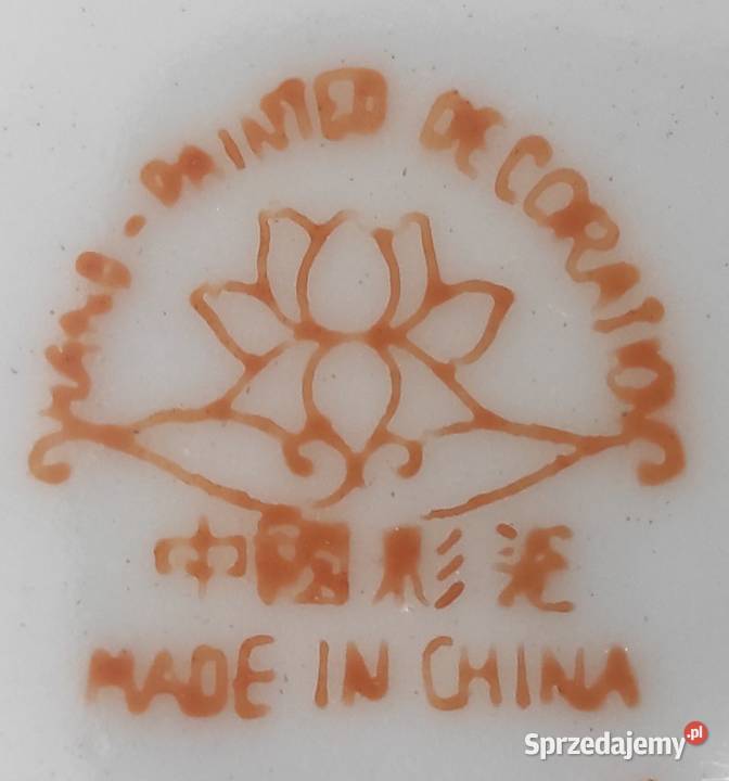 Famille Rose duży 21 chiński imbryk porcelanowy Warszawa