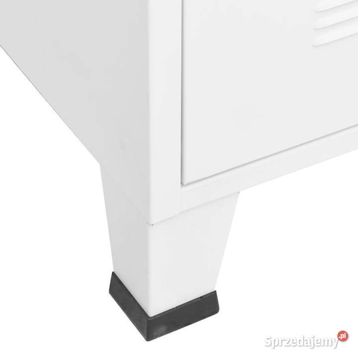 Szafa industrialna biała 90x50x180 metalowa Szafy i garderoby Warszawa