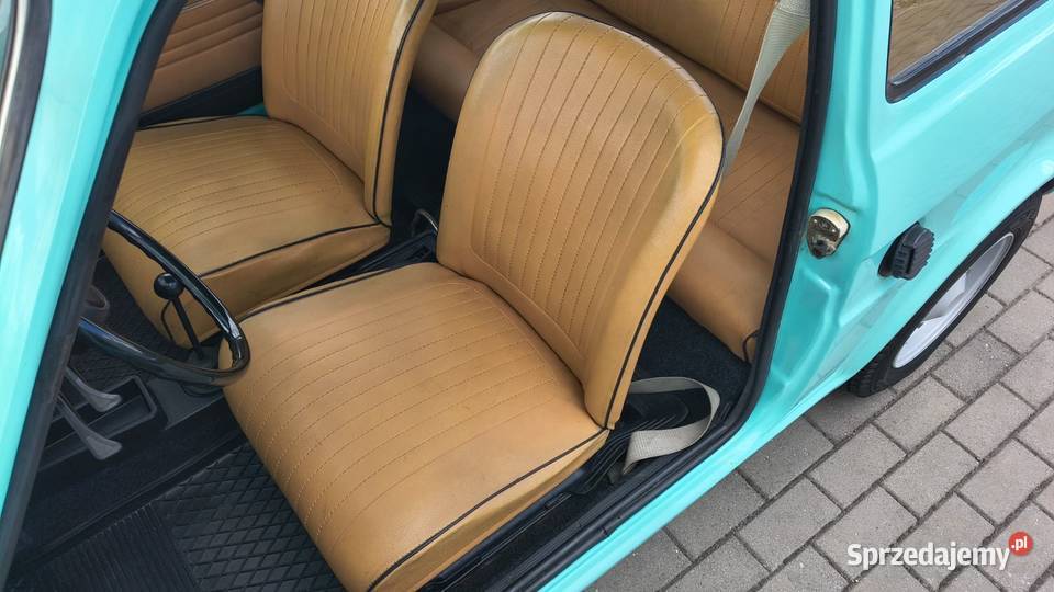 Polski Fiat 126p 1976 Wąskowlot 594 Pełnej manualna Zgierz