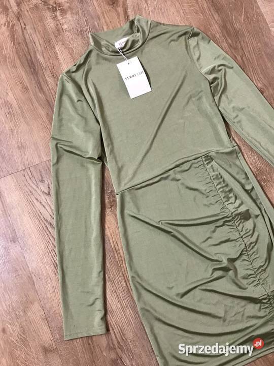 Oliwkowa sukienka Femme Luxe Hajnówka sprzedam