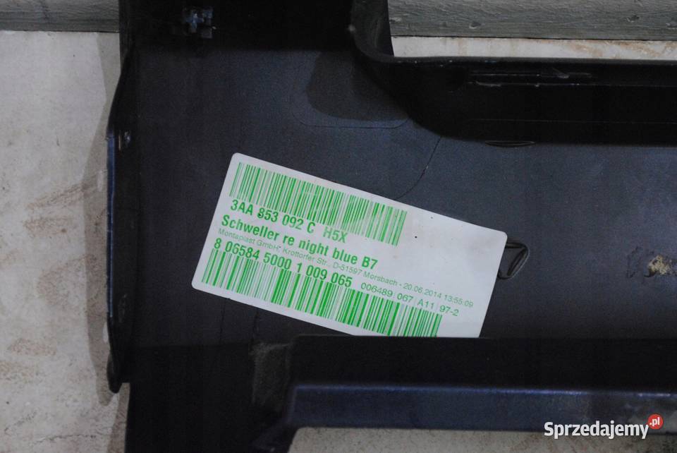 LISTWA LISTWY PROGOWE VW PASSAT B7 KOMBI LH5X wielkopolskie