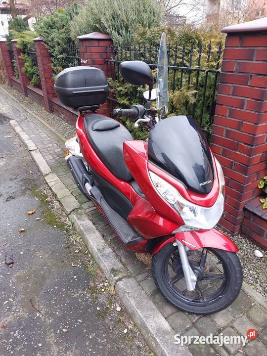 Skuter Honda PCX 1253 czerwony 2013 Katowice