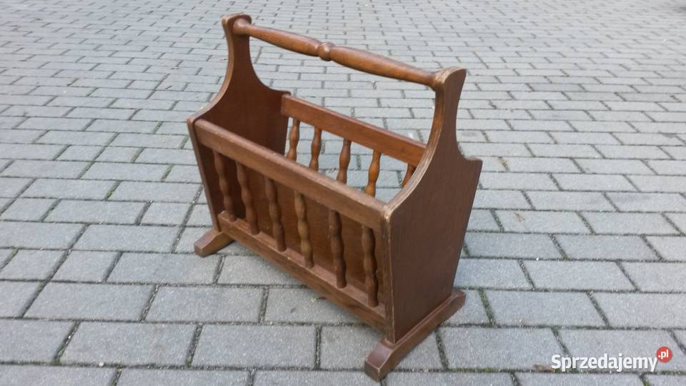 Stary stylowy gazetnik PRL design lata 5060 Gdynia sprzedam