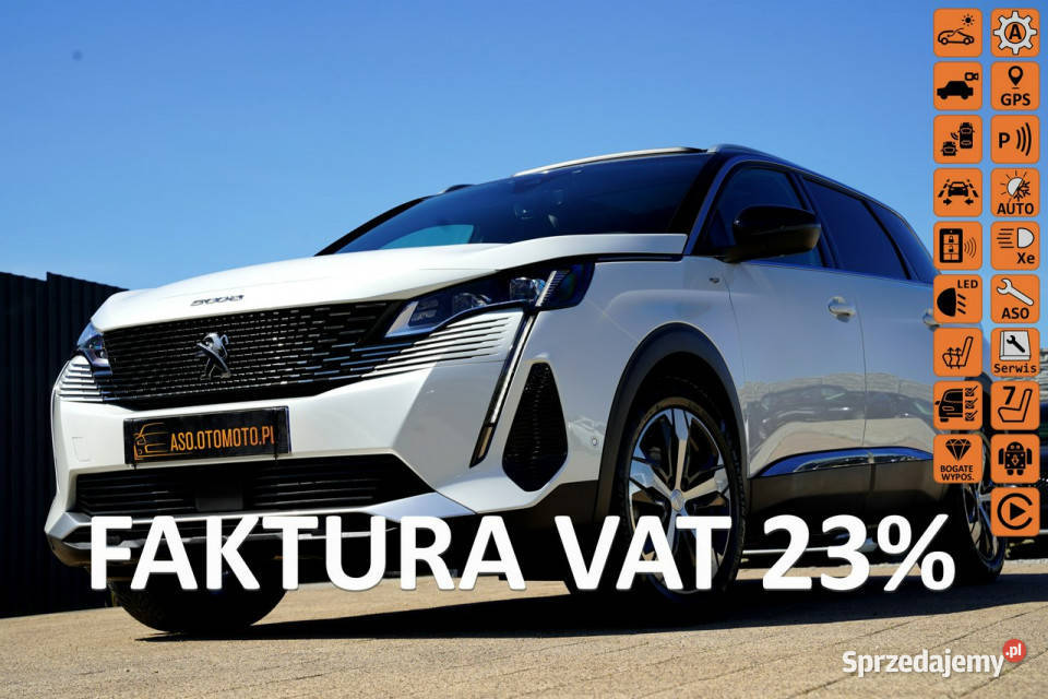 Peugeot 5008 GT kamery Skora adc Nawi blis FUL opolskie Otmuchów