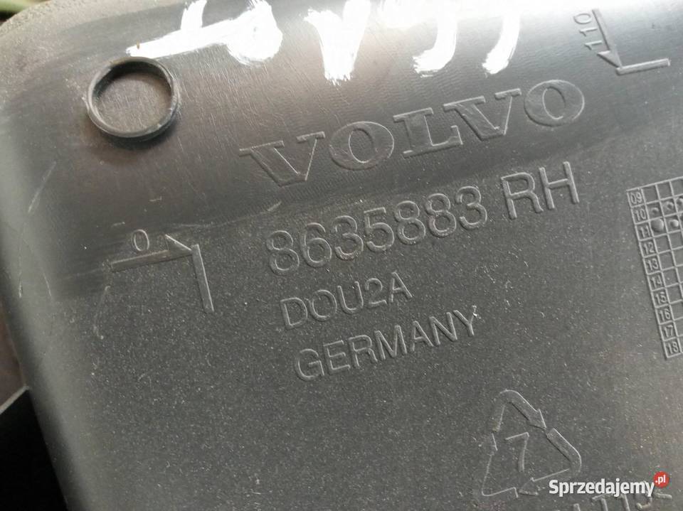 TAPICERKA BOCZEK PRAWY TYŁ BRĄZ SKÓRA Volvo V60 sprzedam