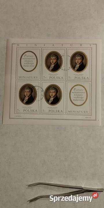 Bloczki komplet malarstwo 1970 Polska pomorskie Gdynia