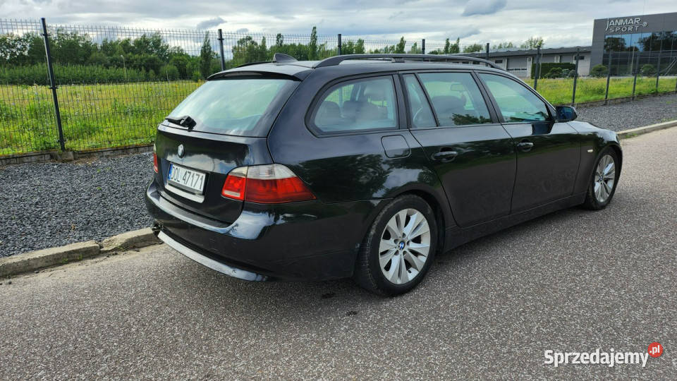 BMW 530 E61 30D 260 2004 Klima Skóry Automat Alu automatyczna łódzkie Pabianice