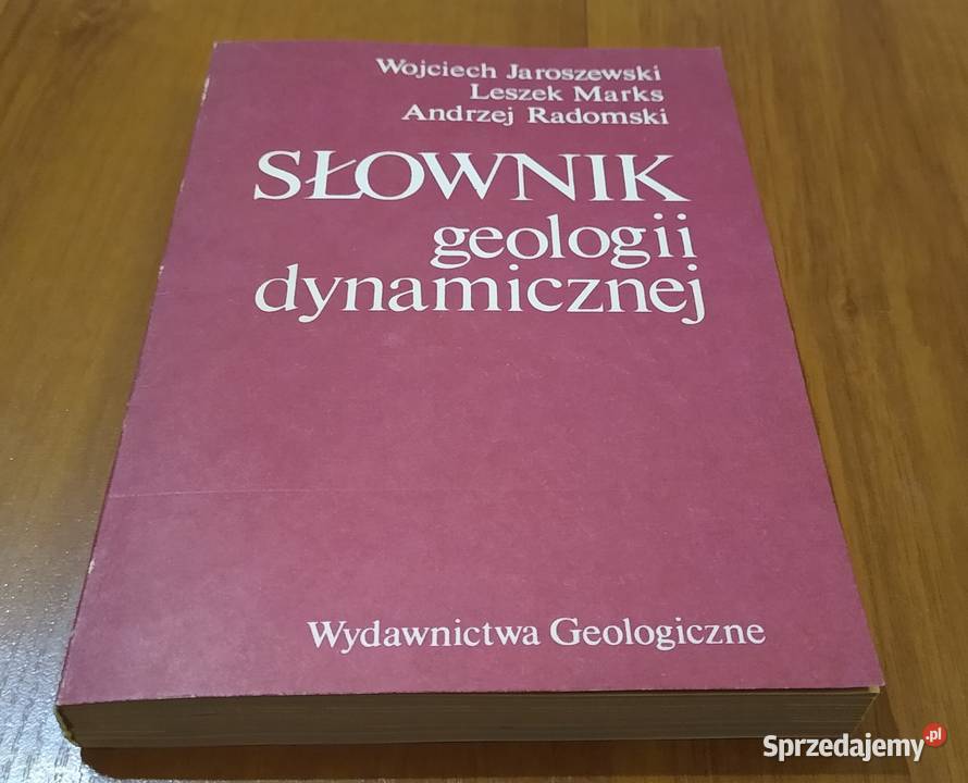 Słownik geologii dynamicznej Wojciech Gdańsk
