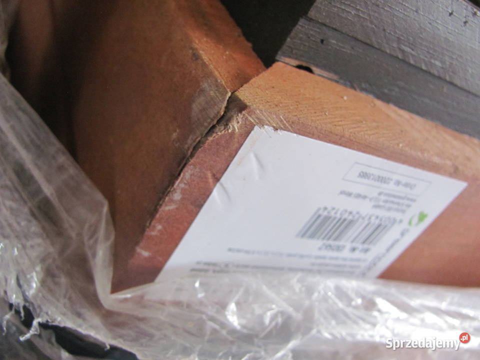 donica lite drewno akacja kolumna doniczka