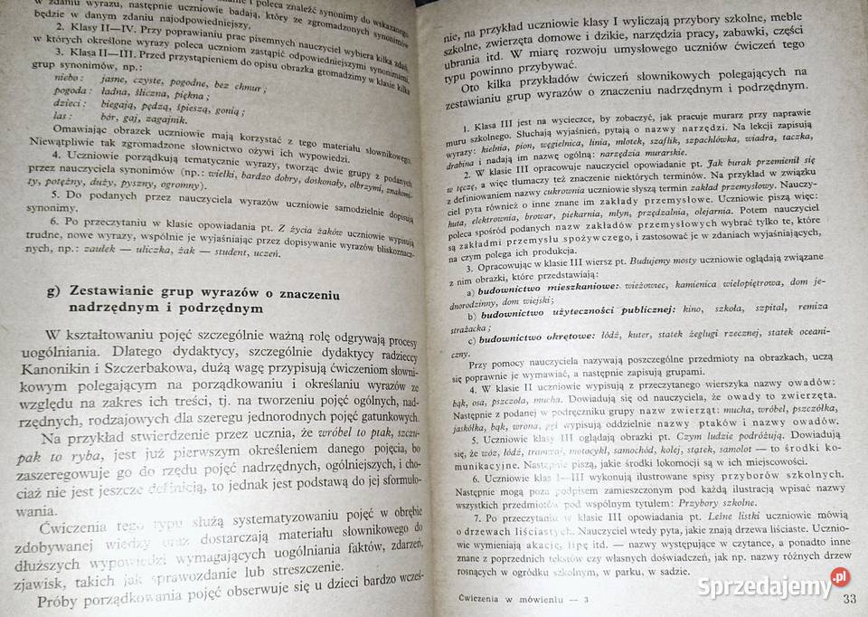 Ćwiczenia w mówieniu i pisaniu w klasach 14 J Chełm