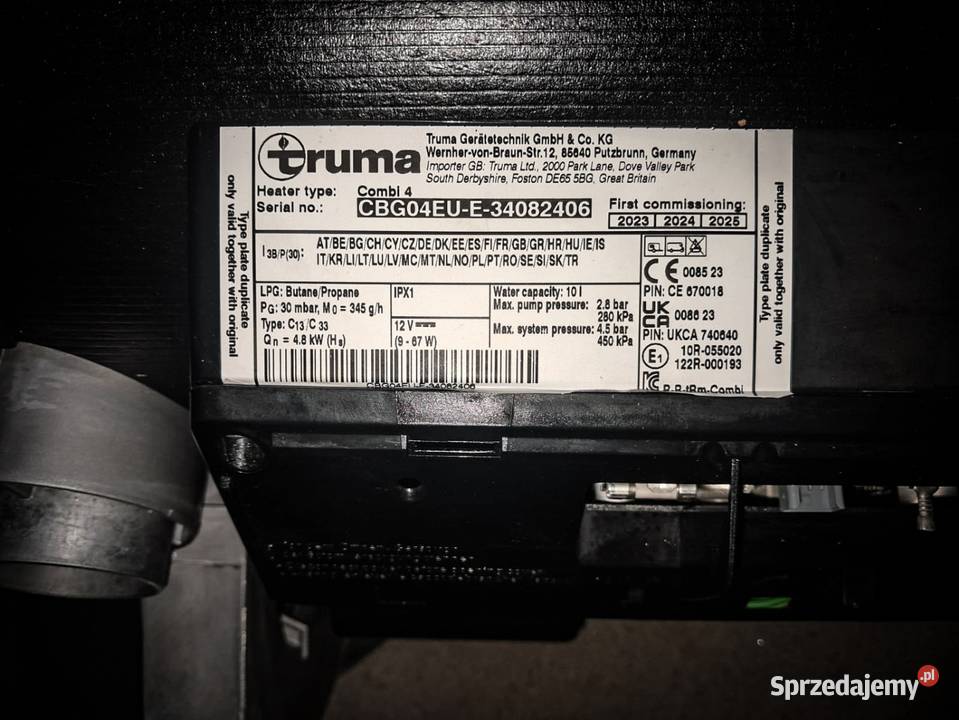 Truma Combi 4 Nowy piecyk kamper przyczepa Świdnica
