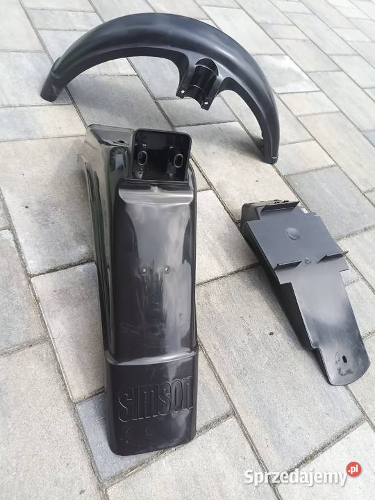 Błotnik przedni tylni osłona łańcucha Simson S51 Plastiki łódzkie Zduńska Wola