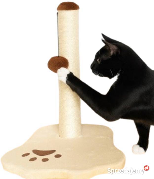 Drapak kota słupek w kształcie łapy beżowa Legionowo