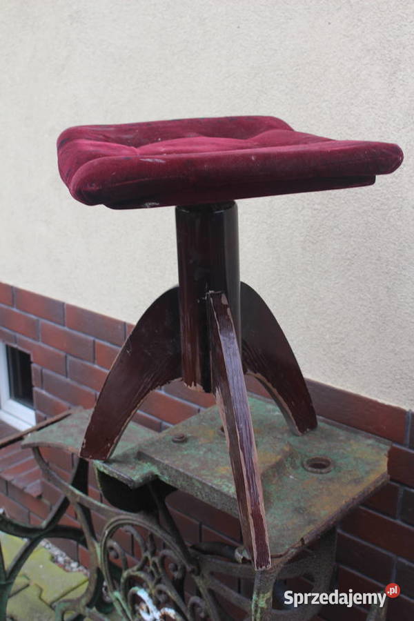 stary taboret do pianina Kalisz