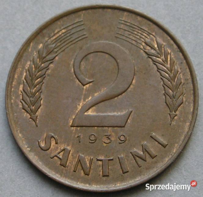 ESTONIA 2 SENTI 1939 STAN 12 Łódź