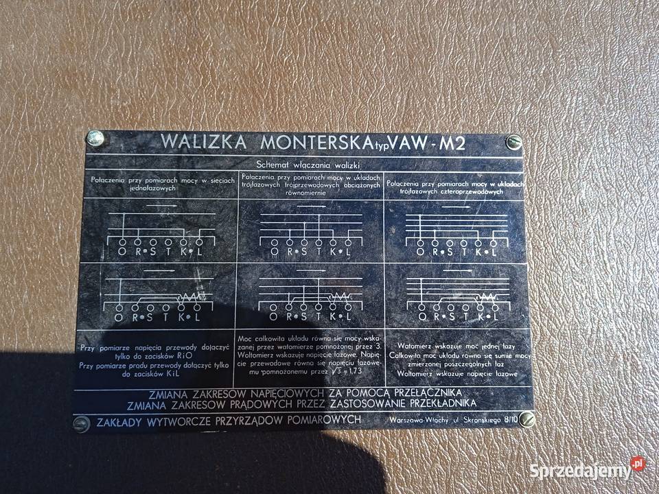 Walizka monterska z lat 60 kolekcjonerska Imielin