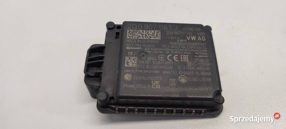 SKODA KODIAQ RADAR DISTRONIC 2Q0907561J osobowe