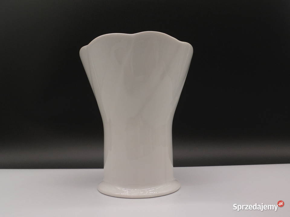 Wazon biały ARZBERG Porcelana i szkło Raszków