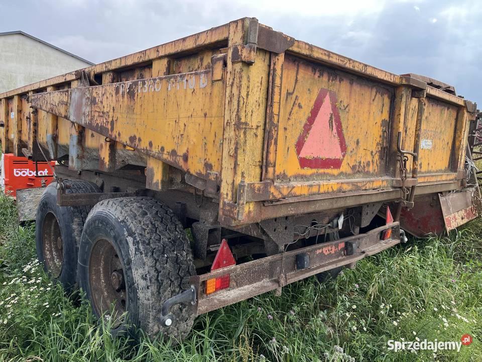 Przyczepa tandem resor Radzyń Chełmiński