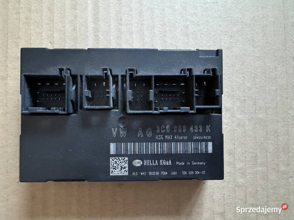 VW PASSAT B6 MODUŁ KOMFORTU 3C0959433 3C0959433 osobowe Kłodzko