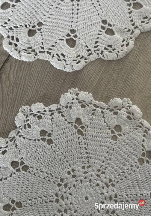 Komplet serwetek szydełko śr 30 Łódź sprzedam