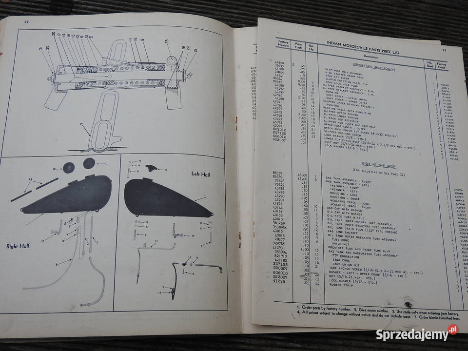 Indian CHIEF nie Four 741 Military Scout Prince Pozostałe mazowieckie