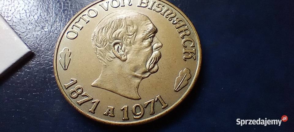Stare monety Medal Otto Von Bismarck 270 podkarpackie