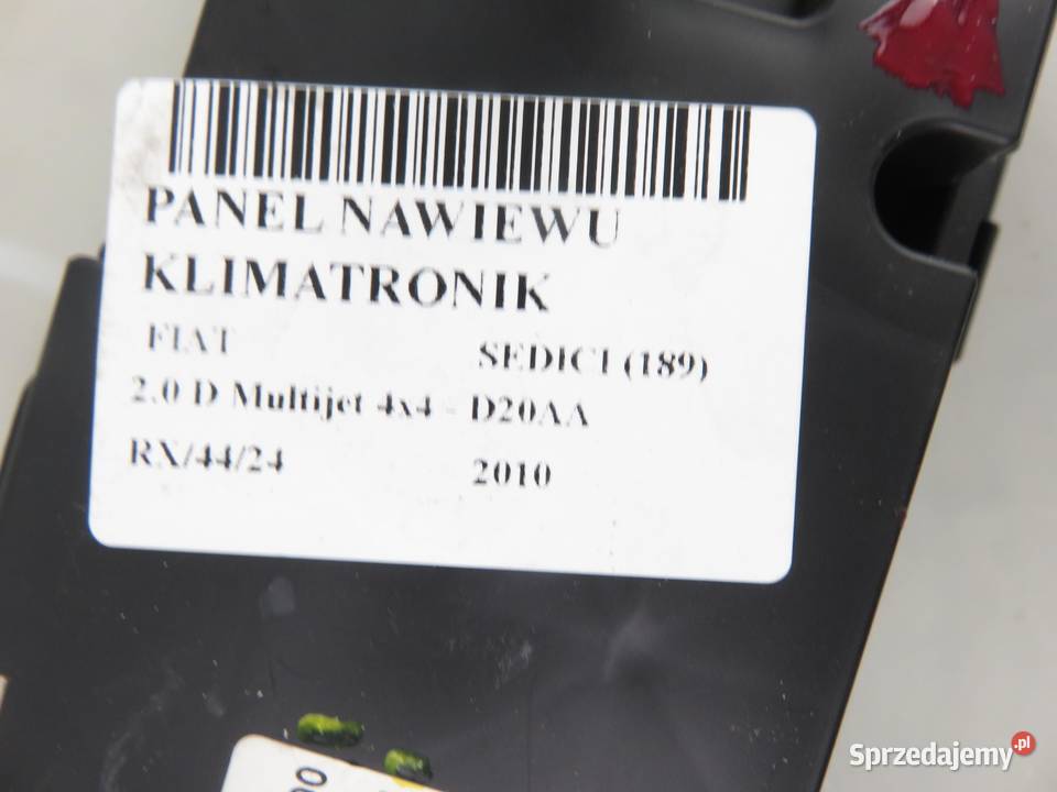 KLIMATRONIK FIAT SEDICI 3951055L00 2370400544 osobowe