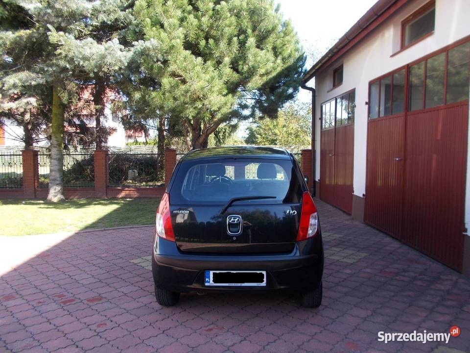 HYUNDAI i10 11 benzyna 2009 r 5 drzwi elektryczne szyby łódzkie Uniejów
