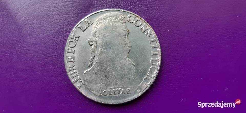 MonetaNumizmatKopia 8 SOLES 1835 BOLIVAR Boliwia mazowieckie