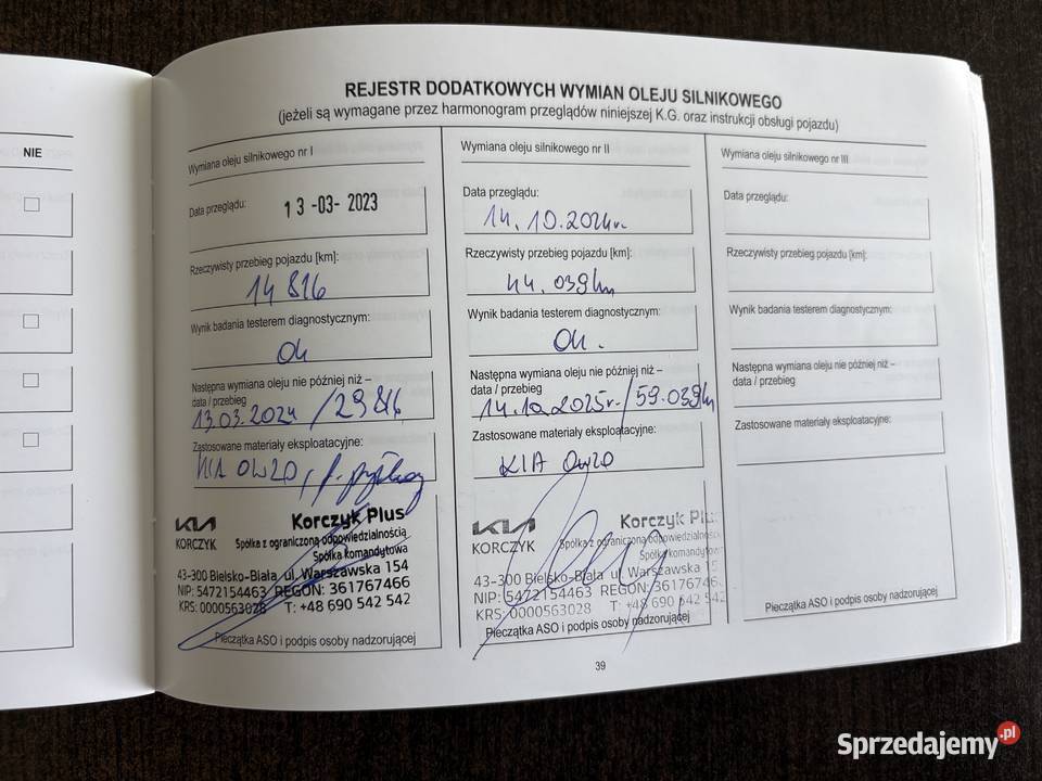 Salon BezwypKlima kameraI właścicelSkóra elektrochrom. lusterko wst. Libiąż