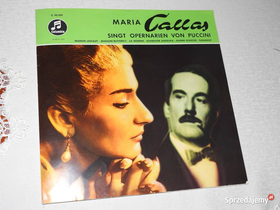 Maria Callas Singt Opernarien Von Puccini Winyl Przemyśl