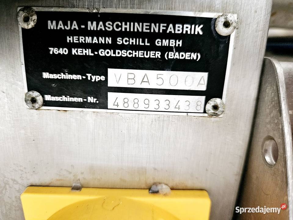 Skórowaczka dwu taśmowa MAJA VBA 500A