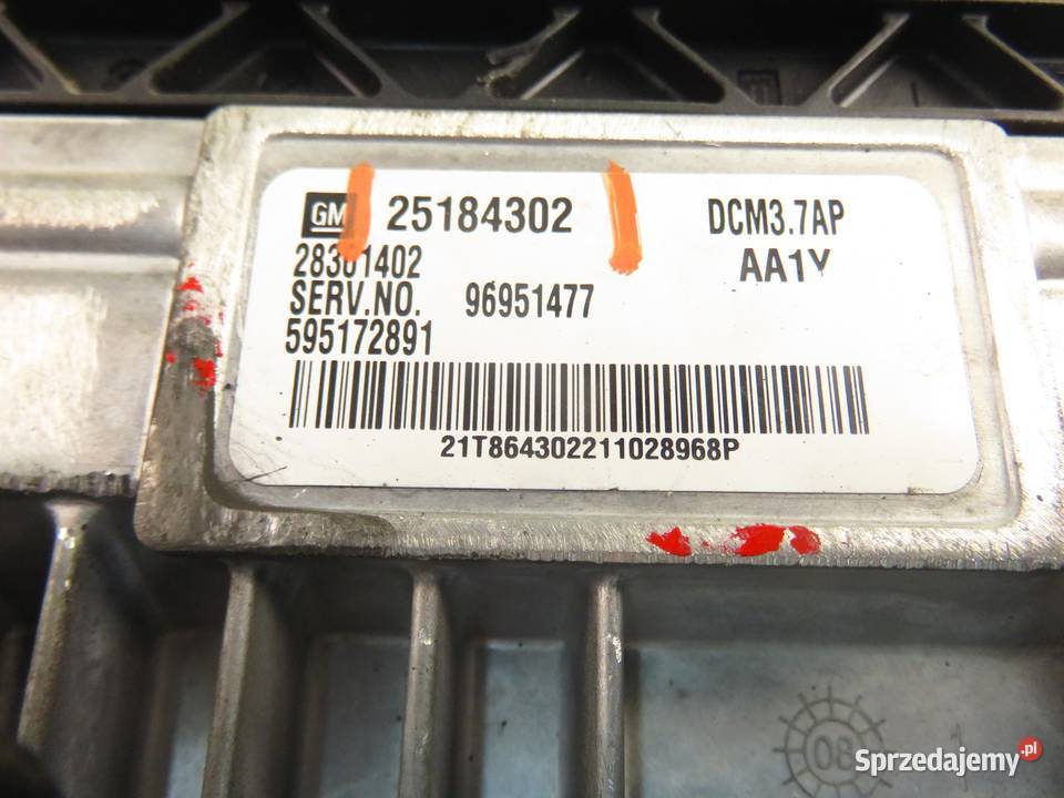 STEROWNIK CHEVROLET CRUZE J300 20 VCDi Z 20 D1