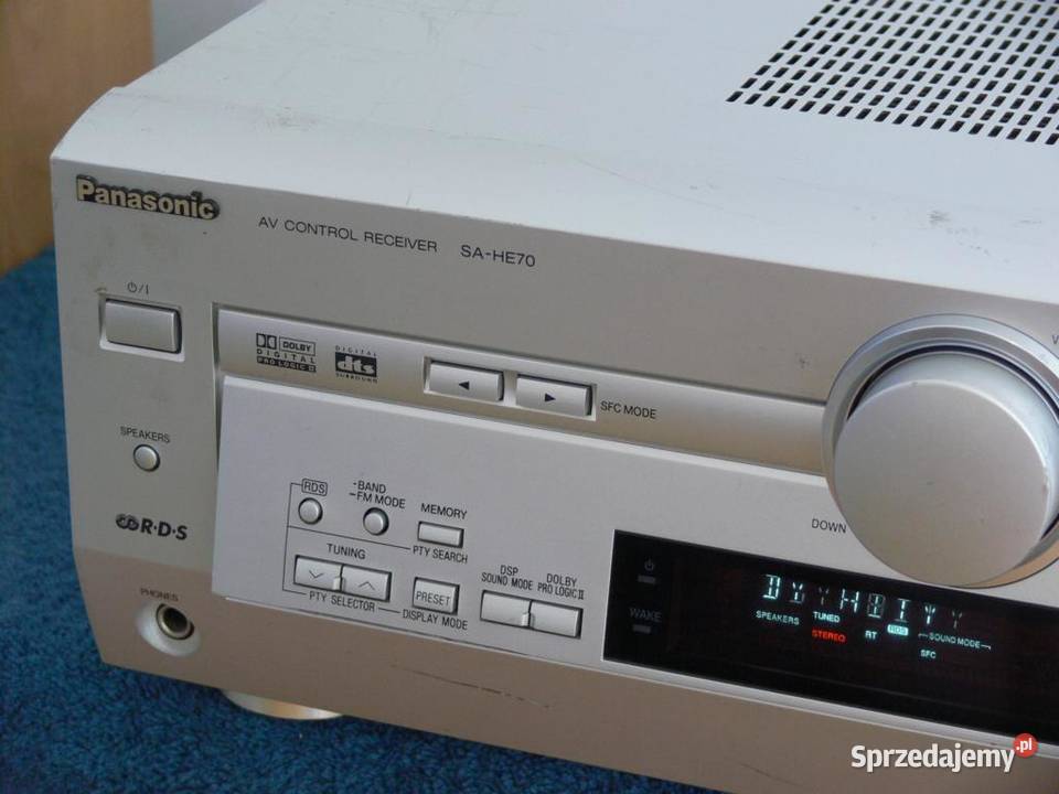 Amplituner Panasonic SAHE70 sprawny WYSYŁKA Amplitunery Katowice