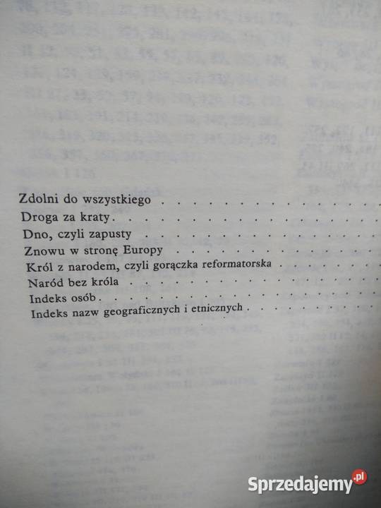 Rzeczpospolita Obojga Narodów Jasienica książki Warszawa