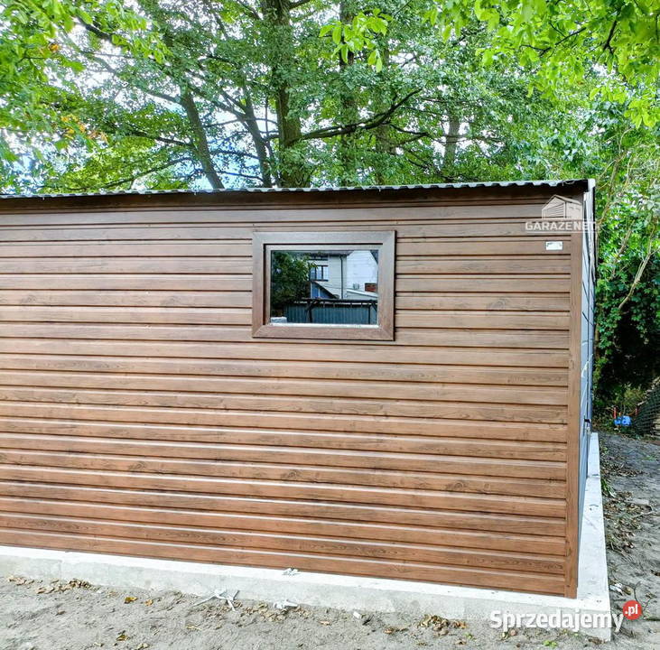 GARAŻ BLASZANY 6m x 55m DWUSPAD 2x BRAMA OKNO małopolskie sprzedam