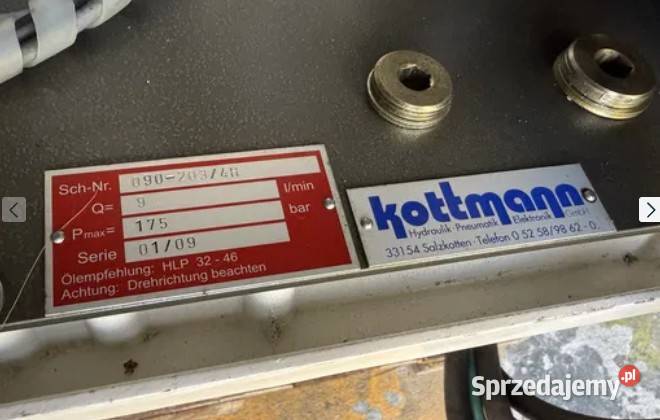 Nitownica klinczarka prasa hydrauliczna pomorskie Kwidzyn