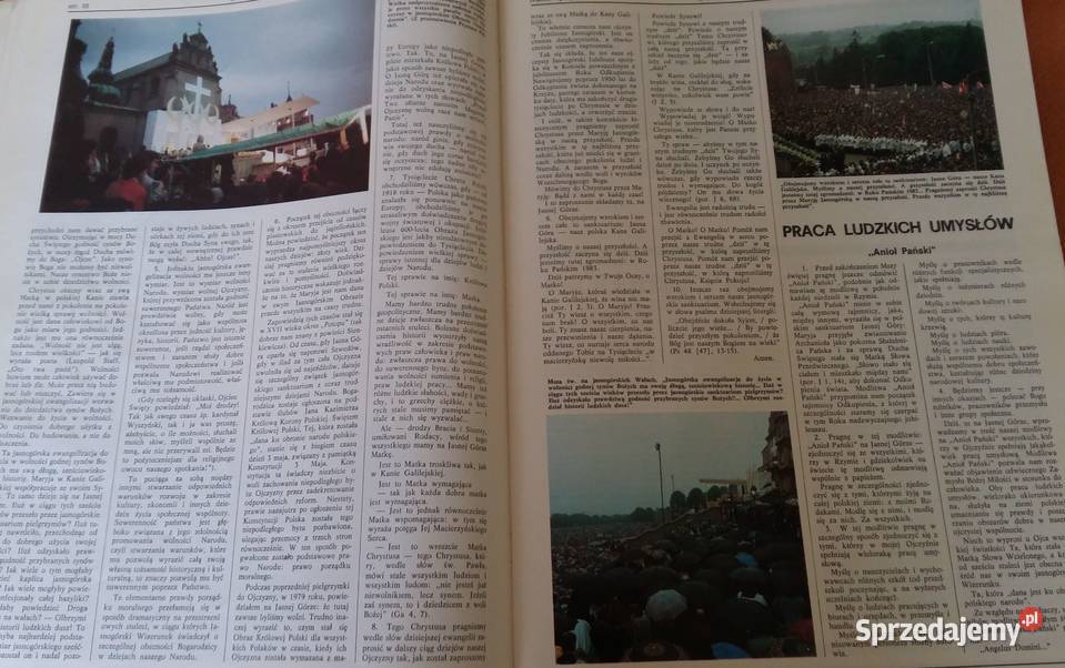 Papież Jan Paweł II Druga podróż do Polski Rok wydania 1983 Łódź
