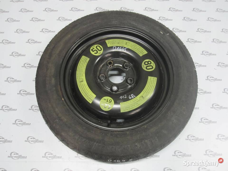 MERCEDES W169 koło dojazdowe 1259016 98M 5x112