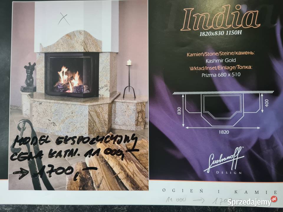 Obudowa kominek wyprzedaż magazynu Kominki Jełowa