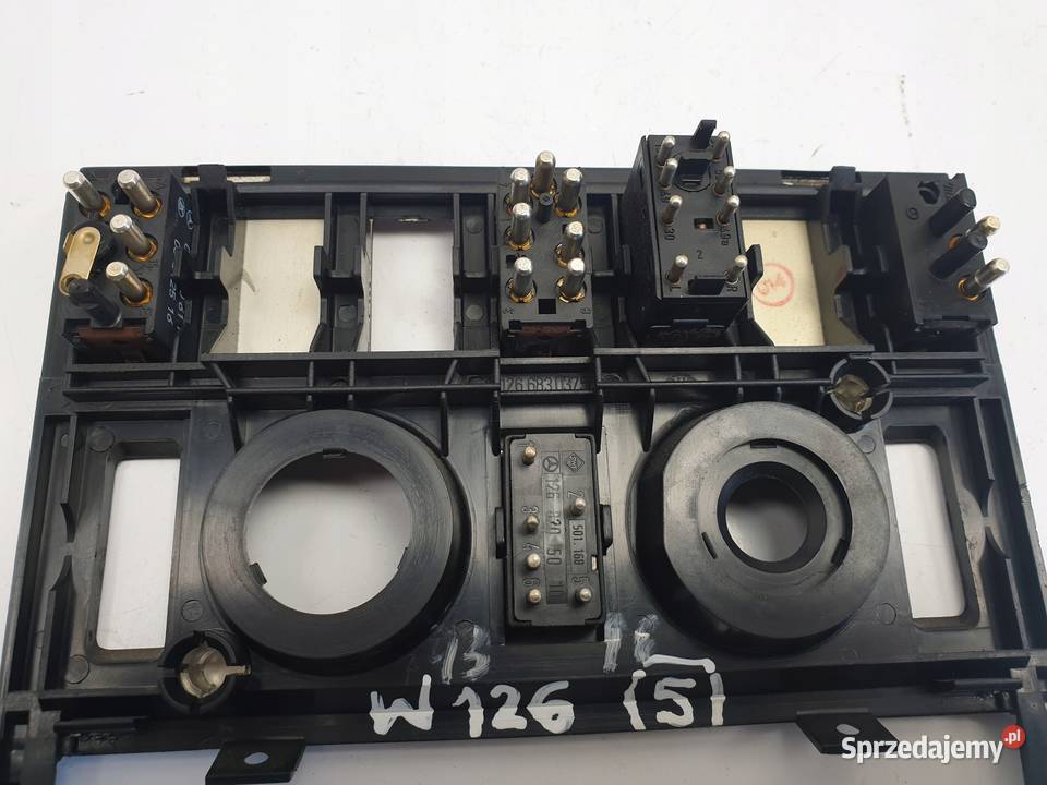 Mercedes W126 SEC PANEL KONSOLI ŚRODKOWEJ dekor Janów