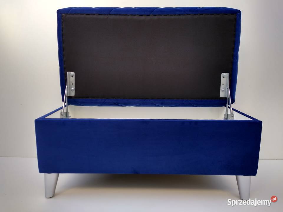 PUFA ŁAWKA SKRZYNIA OTWIERANA FRENCH VELVET Poznań