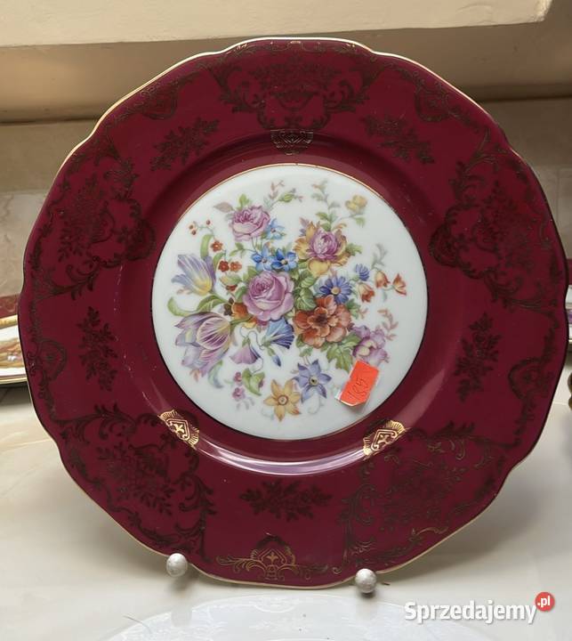 Patera z kwiatami R G K Czechoslovakia Porcelana i szkło sprzedam