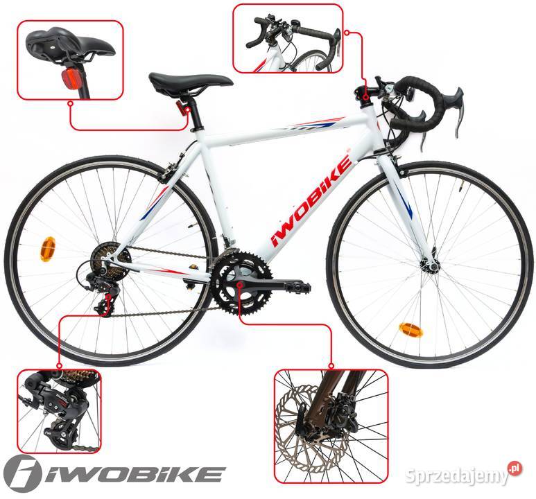 Rower Męski Szosowy Koła 28 Shimano IWOBIKE małopolskie Gorlice